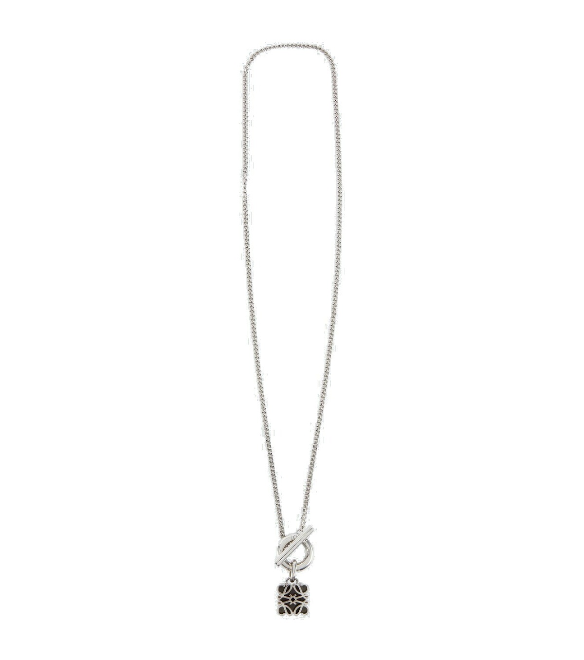 Photo: Loewe - Anagram pendant sterling silver necklace