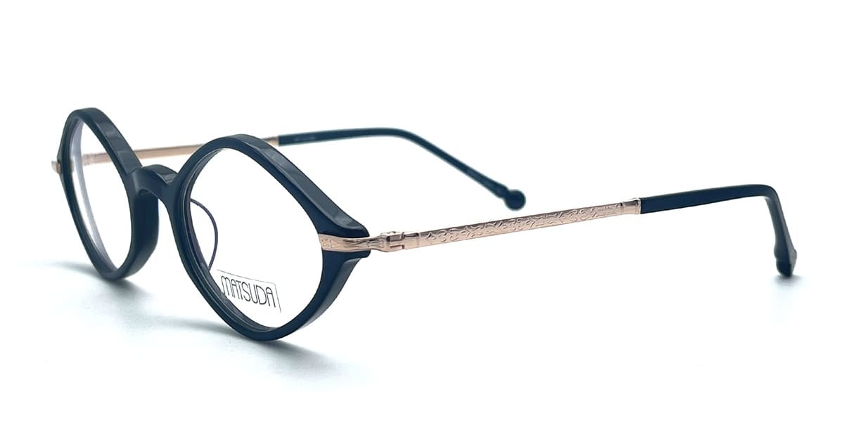 Matsuda M2066 - Navy / Rose Gold Rx Glasses