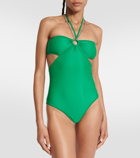 Paco Rabanne Halterneck swimsuit