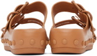 At.Kollektive Tan Natacha Ramsay Levi Edition Studded Two Sandals