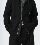 Sacai Cotton jersey hoodie
