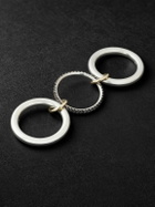 Spinelli Kilcollin - Libra Gris Sterling Silver, 18-Karat Gold and Diamond Ring - Silver