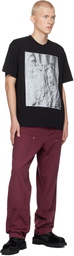 Carhartt Work In Progress Black BIB Overall T-shirt