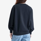 A.P.C. Women's Ethan Logo Sweatshirt in Dark Navy