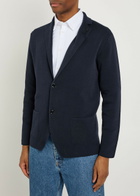 Lardini Cotton Cardigan Navy