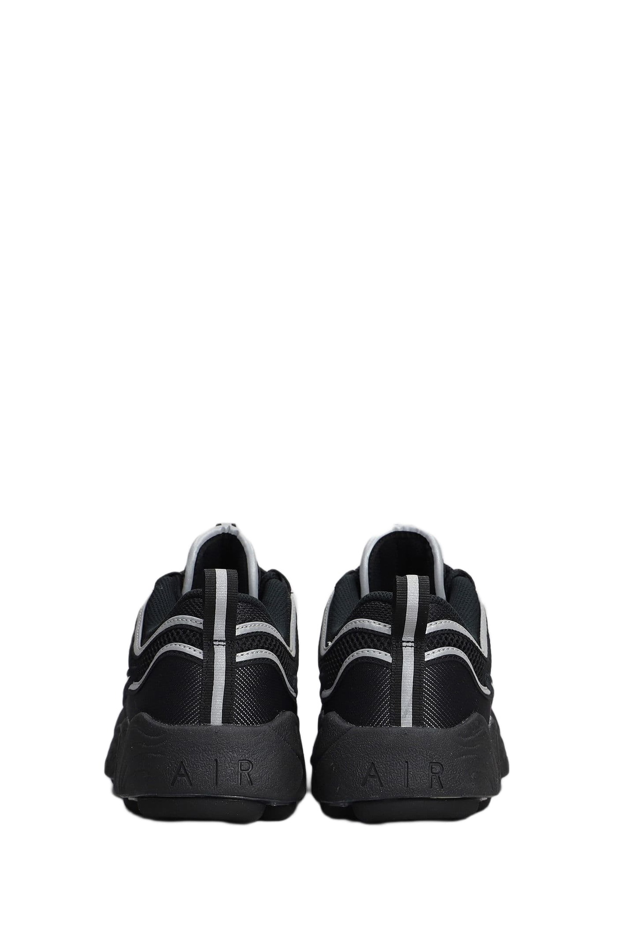 Nike Air Zoom Spiridon Sneakers In Black Leather And Fabric