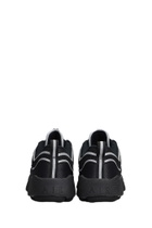 Nike Air Zoom Spiridon Sneakers In Black Leather And Fabric