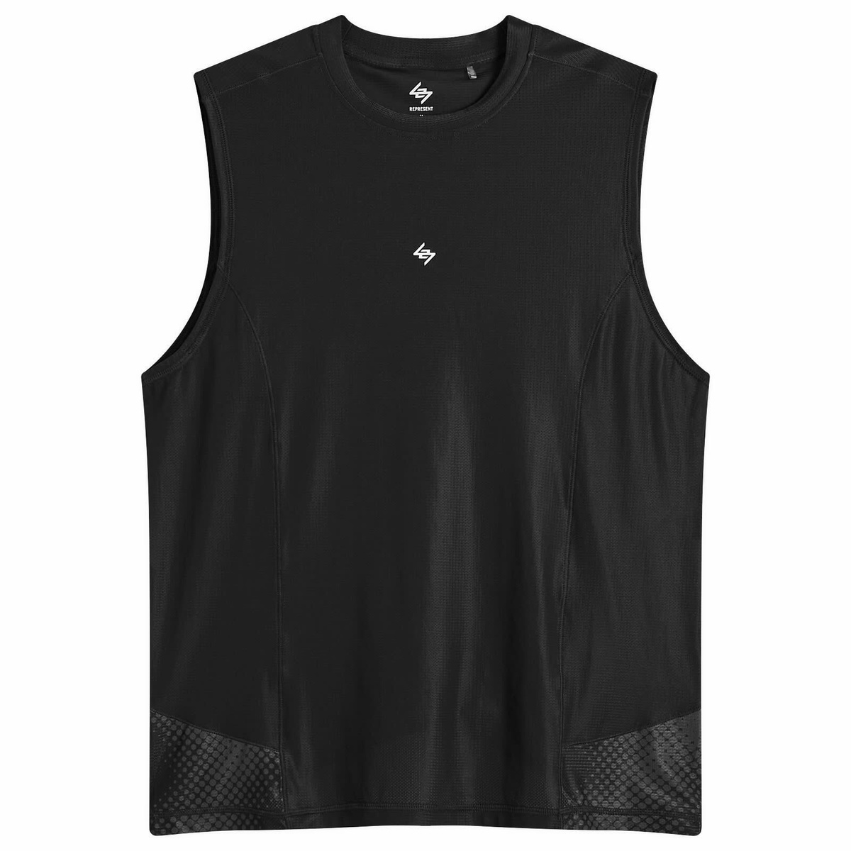 Represent 247 Men's Hybrid Tank in Black Fade Out