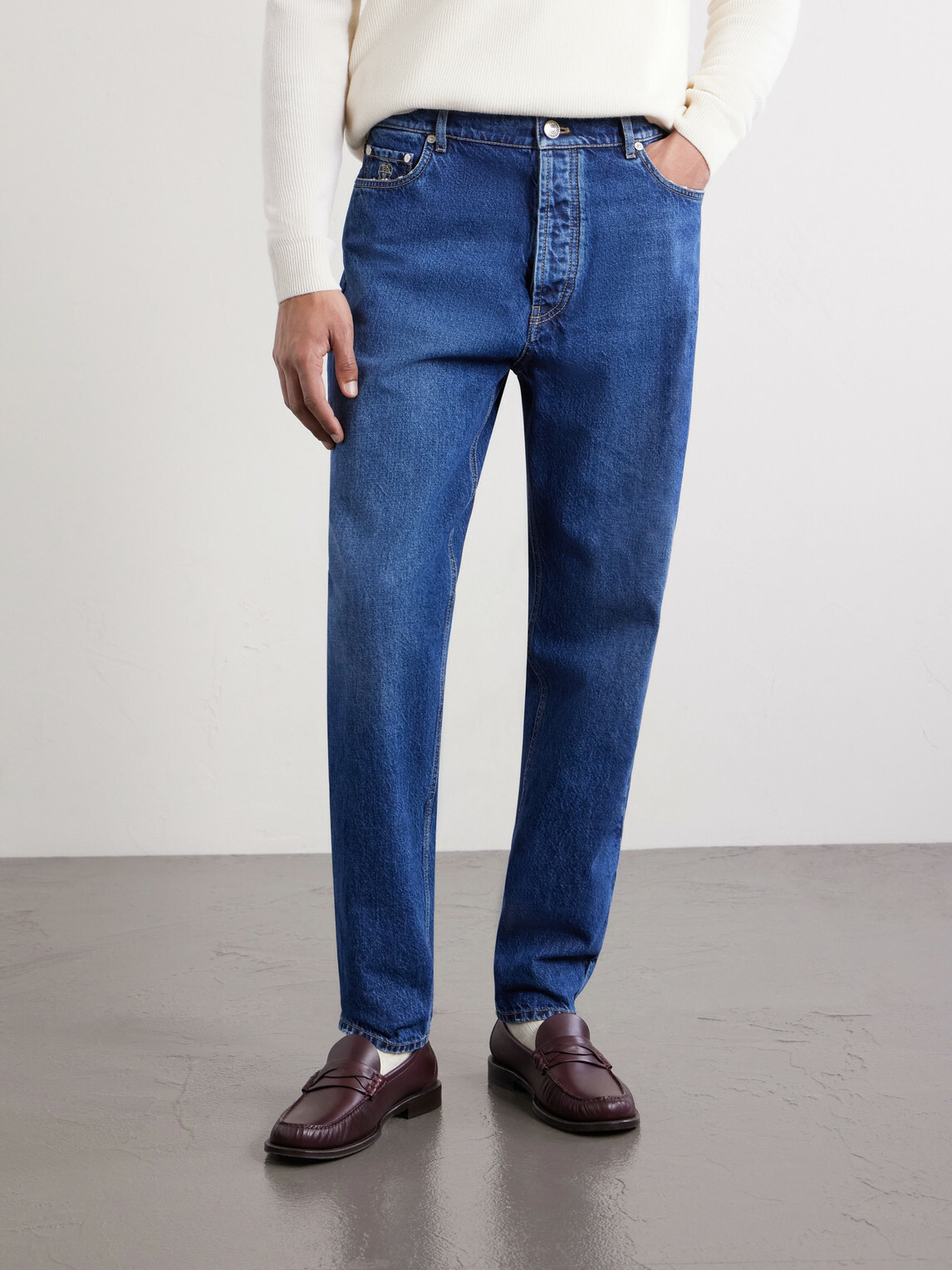 Brunello Cucinelli - Straight-Leg Jeans - Blue Brunello Cucinelli