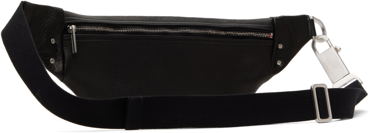Rick Owens Black Hollywood Geo Bumbag Pouch