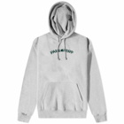 Pass~Port Men's Sham Embroidery Hoody in Ash