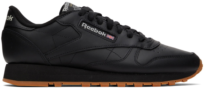 Photo: Reebok Classics Black Classic Sneakers