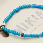 Mikia Men's Beaded Bracelet in Blue