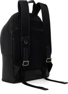 Paul Smith Black Leather 'Signature Stripe' Trim Backpack