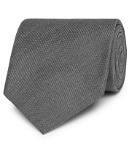 TOM FORD - 8cm Silk-Jacquard Tie - Gray