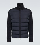 Moncler Cotton and wool down jacket