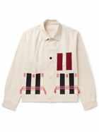 Kardo - Bodhi Embroidered Denim Jacket - White