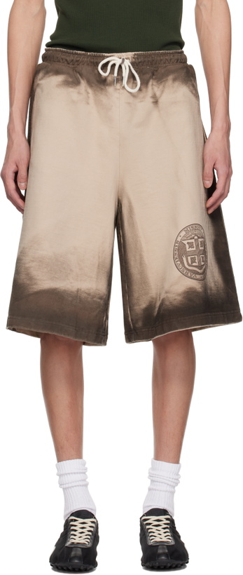 Photo: MISBHV Beige Oversize Mud Shorts