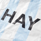 HAY Recycled Candy Stripe Bag - Medium in Blue/White