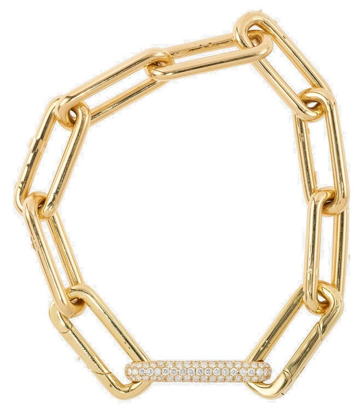Photo: Robinson Pelham Identity 18kt gold bracelet and bar set with diamonds