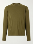 Portal - Drift Merino Wool-Blend Jersey T-Shirt - Green