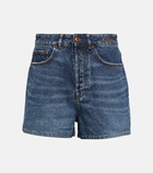 Chloé High-rise denim shorts