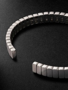 Suzanne Kalan - Inlay 18-Karat White Gold Diamond Bangle