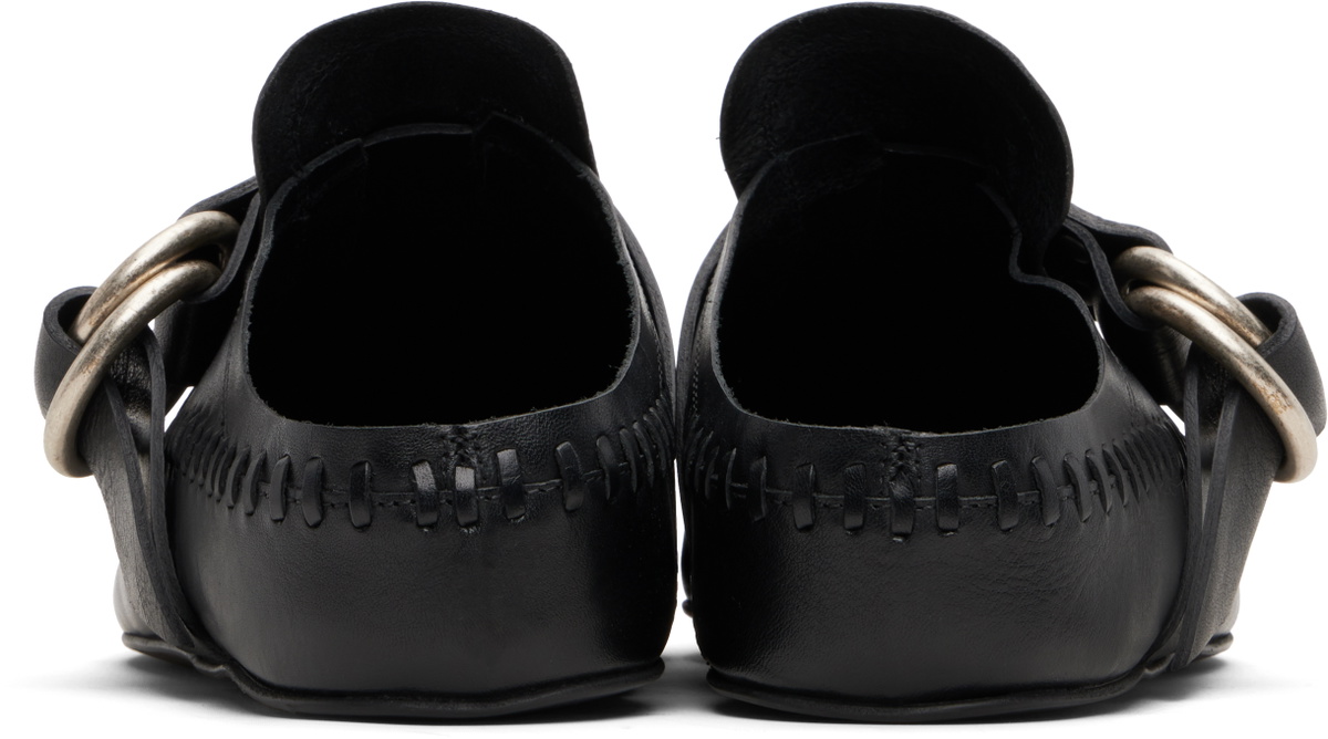 Ann Demeulemeester Black Ande Soft Shade Slip-on Loafers