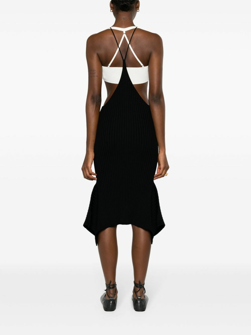 AISLING CAMPS Black Shala Knit Skirt
