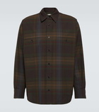 Lemaire Checked wool shirt