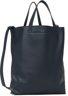 A.P.C. Navy Maiko Medium Shopping Tote