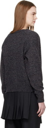 &Daughter Gray Ada Crewneck Cardigan