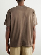 SSAM - Charlie Organic Cotton-Jersey T-Shirt - Brown