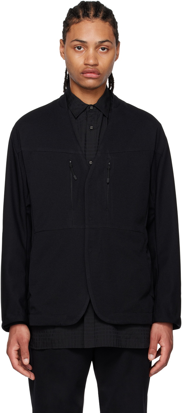 【店主自留！🪡】Collarless blazer/ black