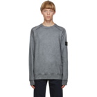 Stone Island Grey Cotton Dust Sweatshirt