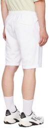 Stone Island White Garment-Dyed Shorts