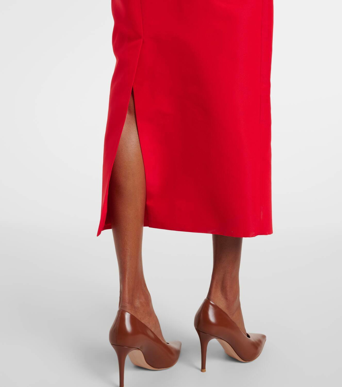 Carolina Herrera Off-shoulder silk maxi dress Carolina Herrera