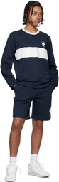 Helmut Lang Navy Cotton Shorts