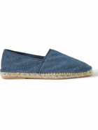 Orlebar Brown - Fleet Cotton-Terry Espadrilles - Blue