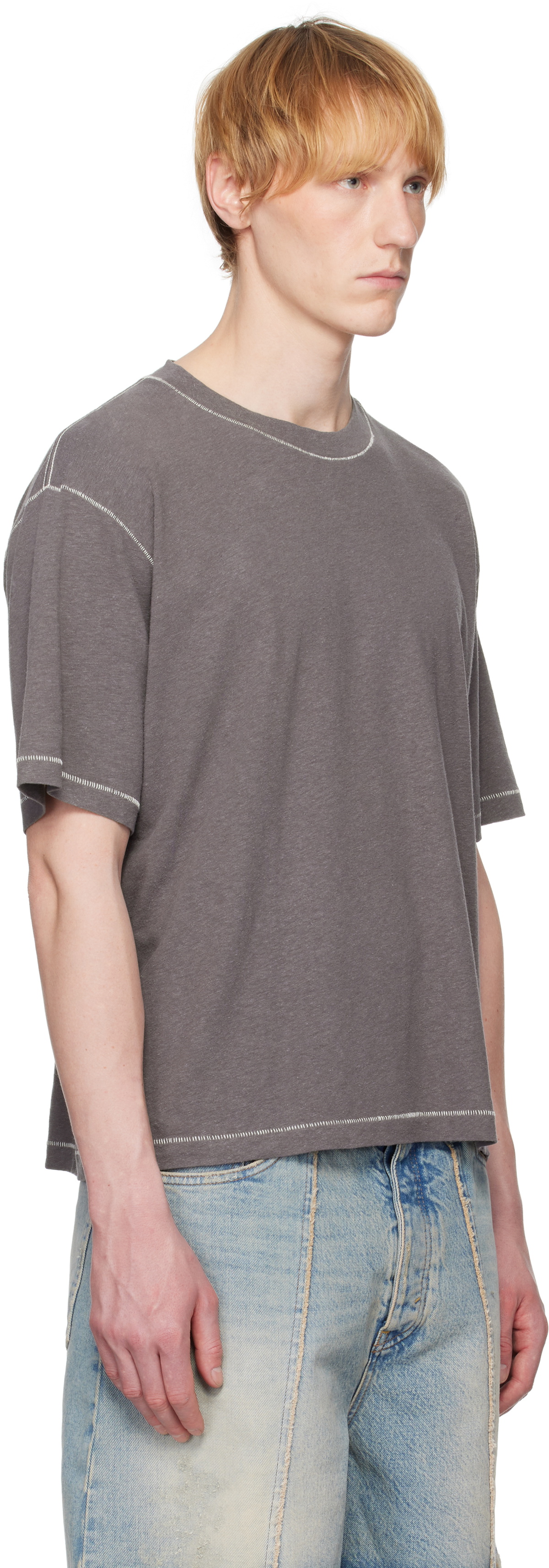 HOPE Gray Boxy T-shirt