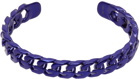 Givenchy Purple G Chain Cuff Bracelet