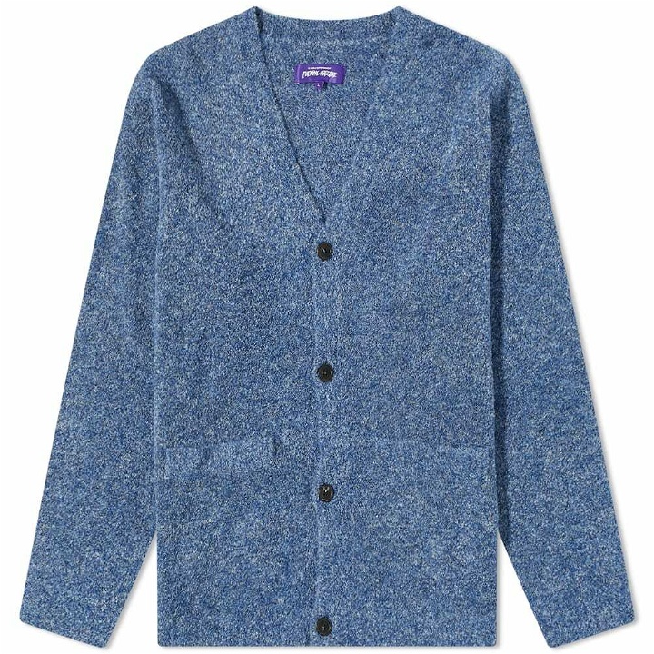 Photo: Fucking Awesome Men's Boucle Cardigan in Blue