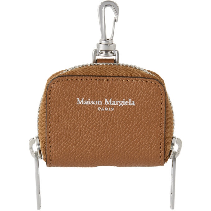 Photo: Maison Margiela Tan Leather Logo AirPods Pro Case