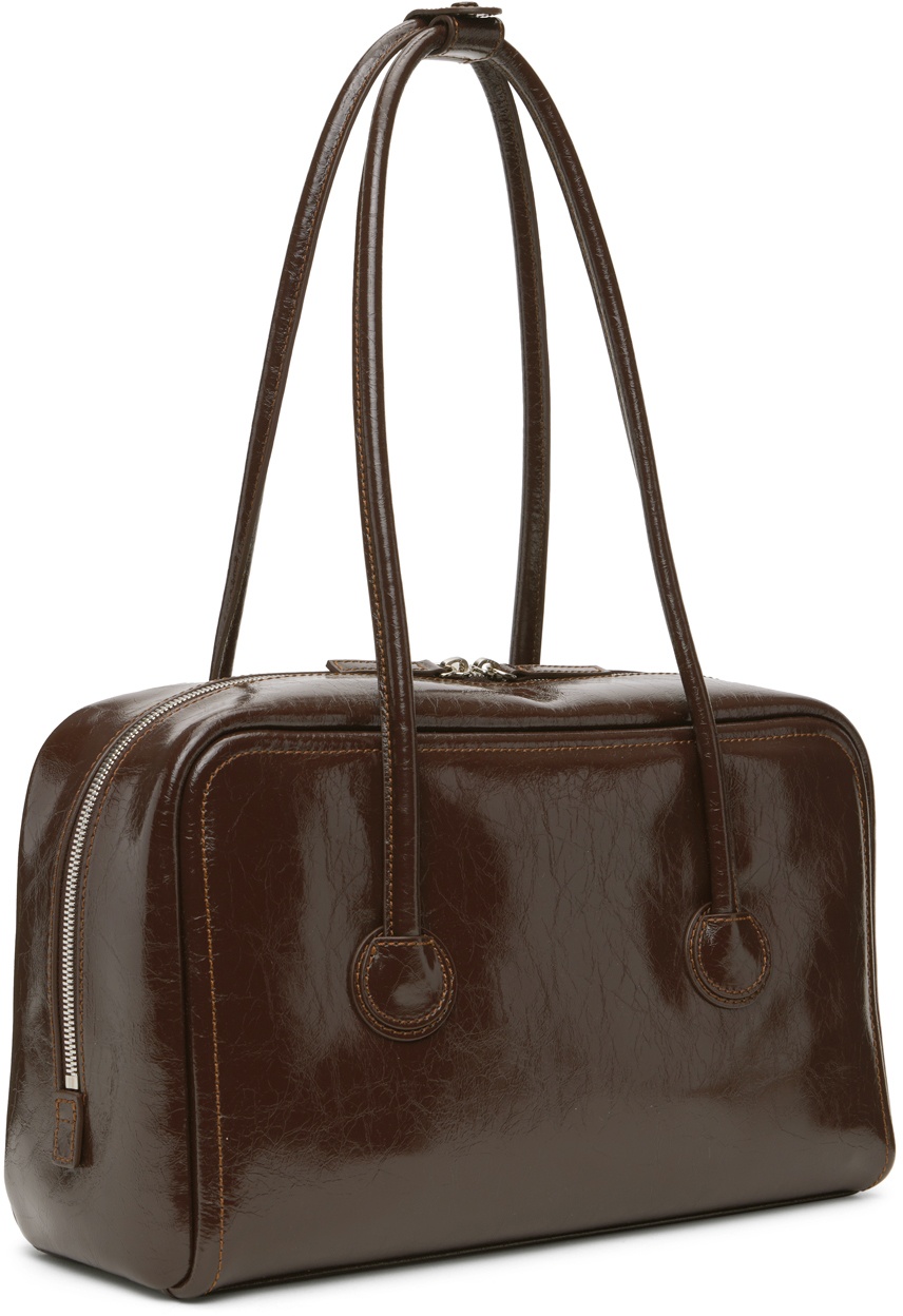 Leather handbag Marge Sherwood Brown in Leather - 29417369