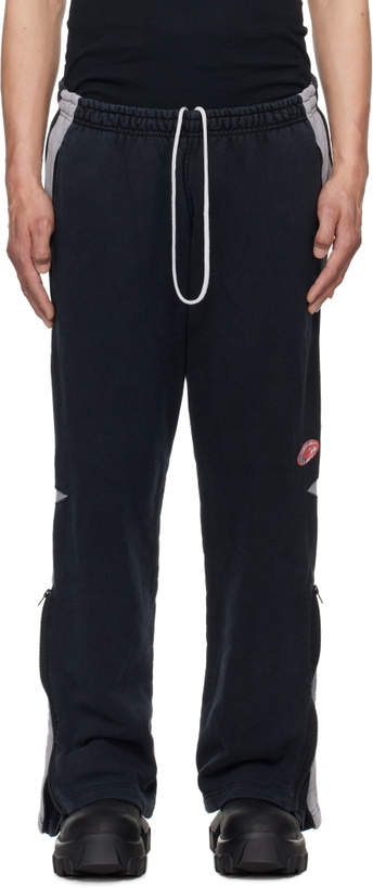 Photo: GREG ROSS Black & Gray Coast Sweatpants