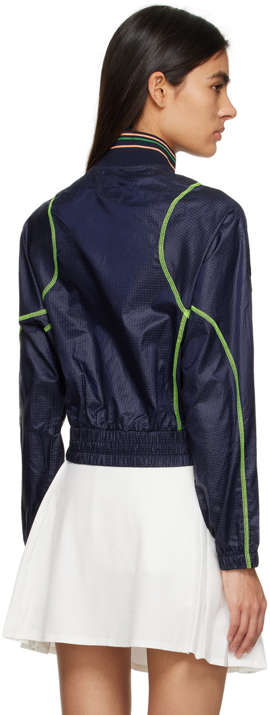 Lacoste Navy Stand Collar Jacket
