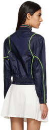 Lacoste Navy Stand Collar Jacket