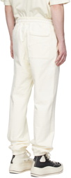 Rhude Off-White Cotton Lounge Pants