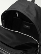 SAINT LAURENT - City Leather-Trimmed Canvas Backpack