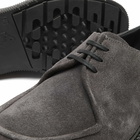 Adieu Men's Type 124 Classic Suede Derby in Charcoal/Asphalt